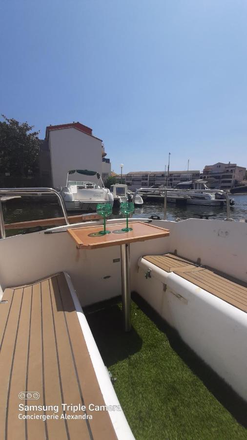 Nuit Insolite A Bord De L'Enata Un Voilier A Quai Sur La Marina De St Cyprien Saint-Cyprien  Bagian luar foto