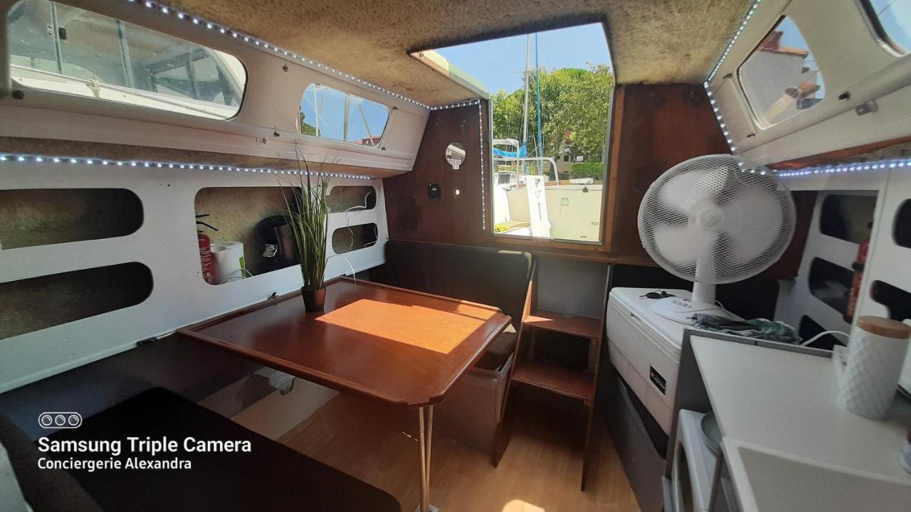 Nuit Insolite A Bord De L'Enata Un Voilier A Quai Sur La Marina De St Cyprien Saint-Cyprien  Bagian luar foto